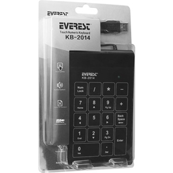 Everest KB-2014 Siyah USB Dokunmatik Numerik Standart Klavye