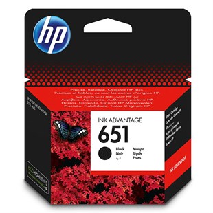 HP 651 Siyah Mürekkep Kartuşu