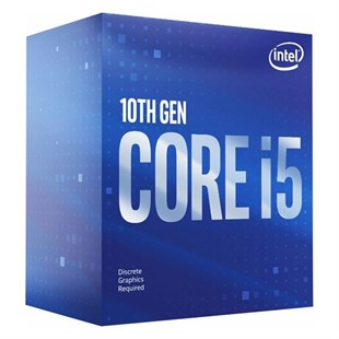 Intel Core i5 10400F Soket LGA 1200P 2.9GHz 12MB Cache İşlemci VGAsız, 65W, Fanlı