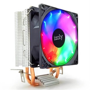 Izoly RGB Freezer 775/1156-55-50-51 Fm1-2/Am2-3-4 Işlemci Soğutucu Bloğu ve Fan