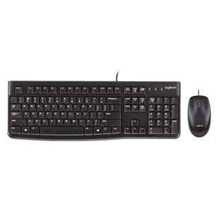 Logitech MK120 Siyah Kablolu Klavye Mouse Set