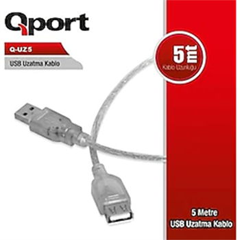 Qport Q-UZ10 10.0m Usb2.0 Uzatma Kablosu
