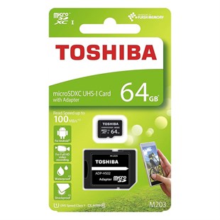Toshiba 64Gb 100Mb/Sn Microsdxc Uhs-1 Class10 Excerıa Thn-M203K0640Ea