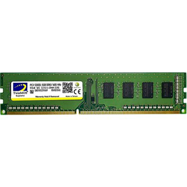 TwinMOS DDR3 8GB 1600MHz 1.5V Desktop Ram (MDD38GB1600D)